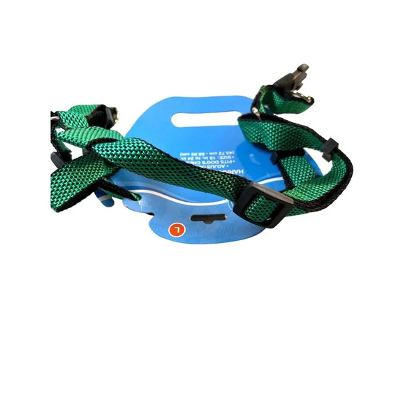 Greenbrier Dog Harness Adjustable Green/Black Size L New - Picture 3 of 5
